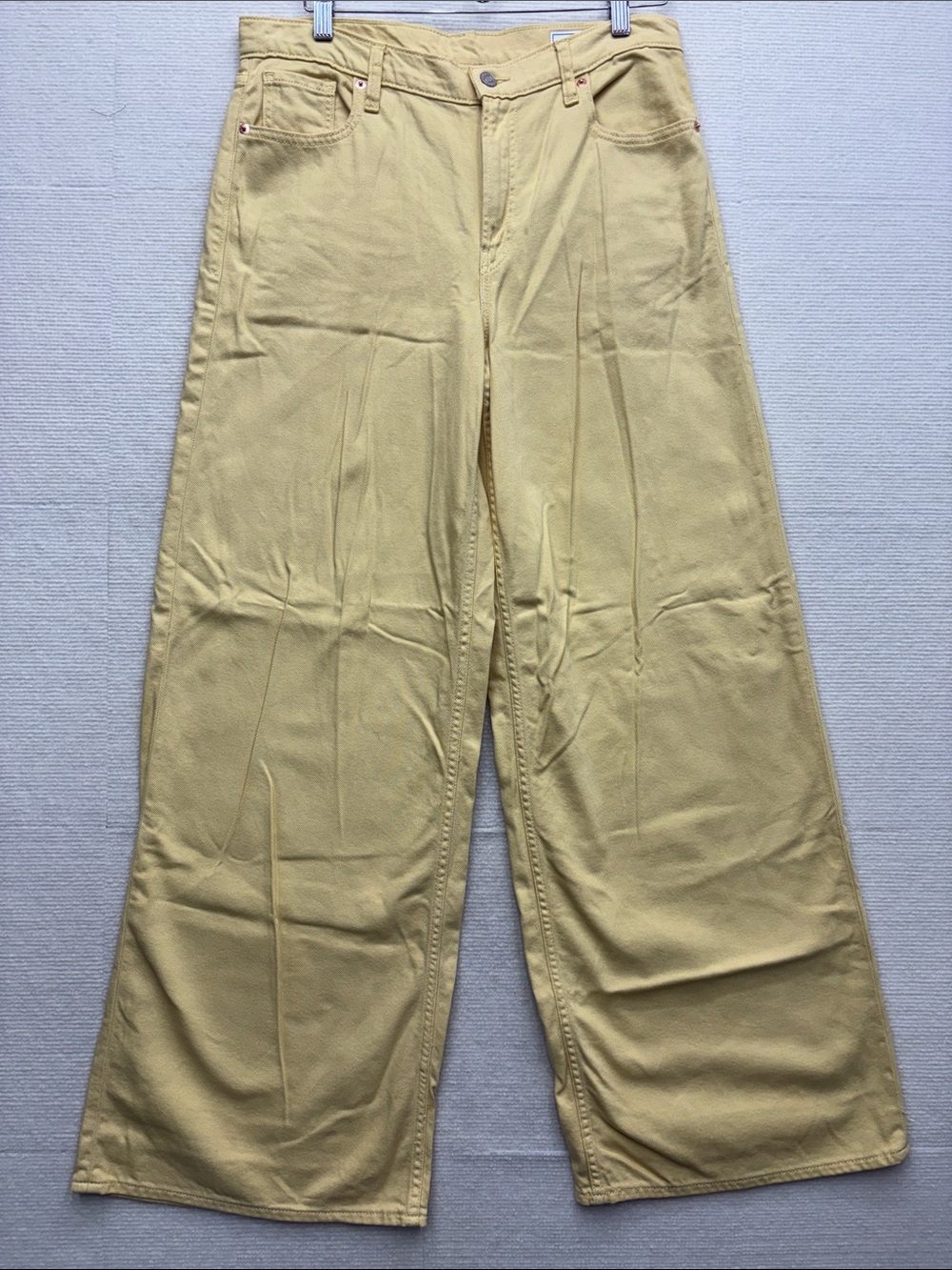 Gap baggy mid rise Wide-Leg Casual jeans - Yellow 29 8L 8 L ultra soft denim